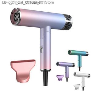 Pliable fort vent coiffure soins ménagères nano water ion sèche-cheveux à température constante à température froide et chauffante outil de style graduel Q240412