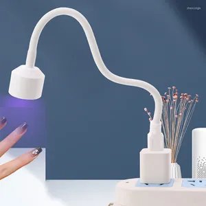 Lampada a LED UV per mini essiccatore per unghie con luce USB pieghevole per smalto per gel che asciuga colla Strumenti per manicure da forno pieghevoli