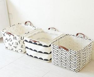 Cesta de lavandería plegable Juguetes para bebés Cestas de almacenamiento Barriles de almacenamiento de dibujosan