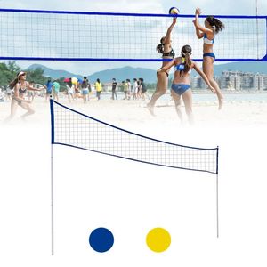 Support de filet de volley-Ball pliant, filet de Badminton à hauteur réglable, accessoires de sport de balle en plein air, utilisés pour la plage et l'herbe 240119