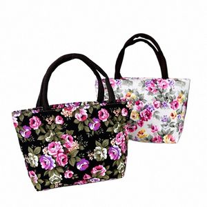Folk-Custom Fr Shop Bag Bolso para lona coreana Green Ladies Women Bucket Fi Print Bolsa de hombro 96P3 #