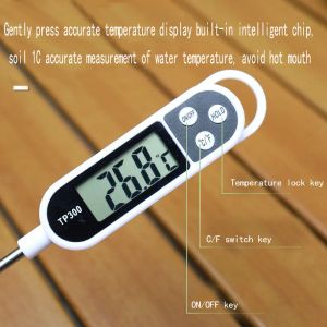 Termómetro de alimentos Termómetro de agua de hornear Medición de la temperatura del agua Temperatura de la temperatura de temperatura de temperatura de la leche electrónica