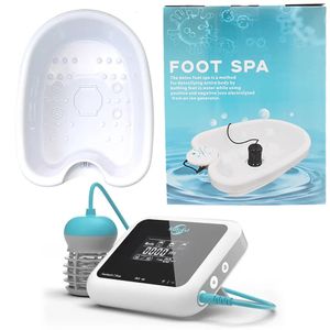 Masajeador de pies Detox Ionic Foot Spa Massage Machine Burin Batinera Vibrat Array Aqua Cleanse Feet Care Bath Health Health Therapy