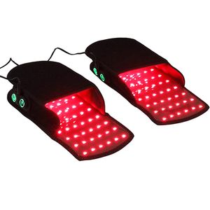 Masseur de pieds thérapie par la lumière rouge pour appareils chaussures près du coussin LED infrarouge 660nm 850nm soulagement de la douleur pantoufle pieds orteils cou-de-pied 230113