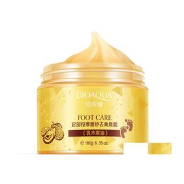 Traitement des pieds Drop Bioaqua 24K Gold Shea Buttermas Cream Peeling Re Al Mask Baby Skin Smooth Care Exfoliant Delivery Health Beauty Dhtjz