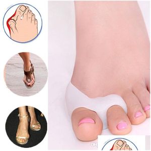 Traitement des pieds Little Big Toe Separator Pinkie Thumb Pour un usage quotidien Sile Gel Bunion Guard Care Drop Delivery Health Beauty Dhvxf