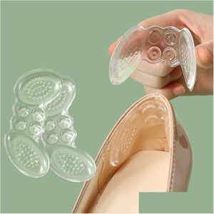 Foot Treatment Women Heel Insoles For Shoes High Transparent Pad Adjust Size Adhesive Heels Pads Protector Sticker Pain Relief Care Dhq9B