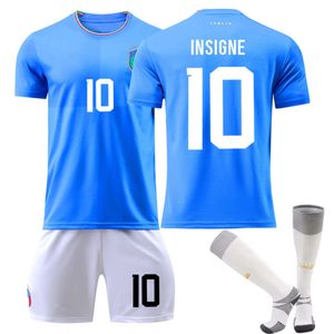 Jersey de football 22-23 Équipe à domicile italienne numéro 10, Inne 21, Donaruma 17, Imobile 6, Villatti Football Jersey