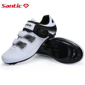 Chaussures de chaussures de cyclisme pour hommes santiques pour vélos de vélo de vélo compatible avec Peloton SPD Sneaker Sneaker Unisex Sneaker Spinning Chaussures