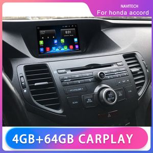 Pour Acura TSX pour Honda Accord euro 8 2009 2013 Android 10 lecteur multimédia autoradio GPS système intelligent Apple Carplay