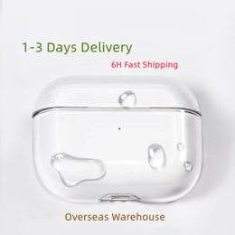 Stock américain pour Apple Airpods Pro 2 2e génération Airpod 3 Pros Max Casque de protection en silicone TPU Housse de protection pour écouteurs sans fil Étui antichoc
