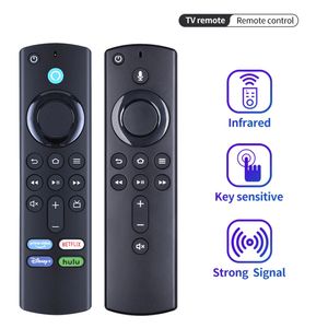 Pour Alexa Fire TV Firestick 4k Stick télécommande universelle H3CA recherche vocale intelligente L5B83H L5B83G