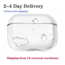 Pour Apple Airpods Pro 2 2nd Generation Airpod 3 Accessoires de casque PROS Solid TPU Silicone Couverture des écouteurs