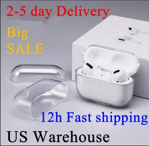 Para Apple Airpods pro 2 max 2da generación airpod 3 pros Accesorios para auriculares Funda protectora para auriculares de TPU sólido Estuche a prueba de golpes de carga inalámbrica