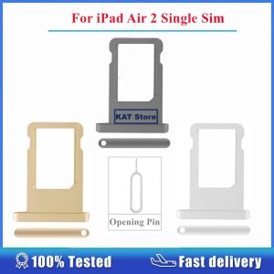 Pour Apple iPad 6 Air 2 A1567 A1566 SIM Carte Carte Slot Sot Sim Sim Tray avec des pièces de remplacement d'outil d'éjection d'éjection