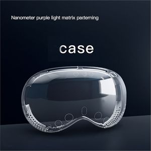 Para Apple Vision Pro head con funda protectora transparente de TPU VR gafas inteligentes para juegos funda protectora de silicona prevención de arañazos y colisiones