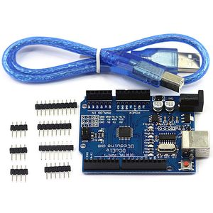 Pour Arduino bricolage ATmega328P CH340G UNO R3 carte de développement câble USB B00288