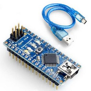 For Arduino NanoV3.0 Improved ATmega328 Mini Microcontroller Board USB Cable B00201 BARD