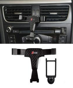 Pour Audi A4 A5 S4 S5 B8 20092016 Auto Car Smart Cell Phone Téléphone Hands Air Air Vent Cradle Mount Stand Accessoire pour iPhone Google8238554