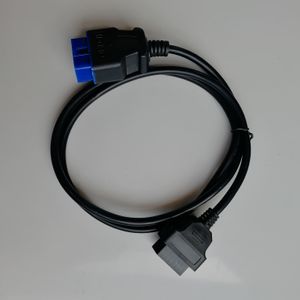 Pour outil de diagnostic automatique mâle à femelle étendre le câble de transfert OBDII OBD2 OBD 16 broches connecteur plat 16pin rallonge