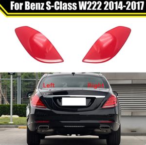 Pour Benz classe S W222 2014-2017 voiture feu arrière coque feux de freinage coque remplacement Auto coque arrière couverture masque