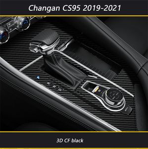 Para Changan CS95 2019-2021, pegatinas autoadhesivas para coche, pegatinas y calcomanías de vinilo de fibra de carbono para coche, accesorios de estilo para coche