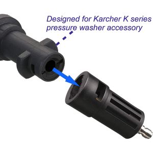 Pour connecter AR / Interskol / Lavor / Bosche / Huter / M22 Lance pour Karcher Un femelle Adaptateur de lingeur à haute pression à baïonnette