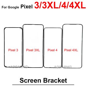 Pour Google Pixel 3 4 XL 3xl 4xl 5 5a 6 Pro Front Screen Stand Middle Bezel Frame LCD Bracket Hoder Plastic Hoder Remplacement