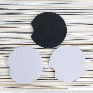 Tapis en caoutchouc Coaster Blank Sublimation Print Tapis 100 pièces / Lot peut