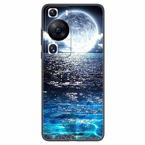 Pour Huawei P60 Pro Case 6.67 '' Couvoirs de Lions Wolf Silicone Wolf à tpu à époque choc choc.