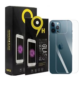 Für iPhone Displayschutzfolie, bruchsicher, gehärtetes Glas, Hintertür, 2,5D-Folie mit Einzelhandelsverpackung, 14 13 12 Mini 11 Pro X Xr Xs Max 8 7 6S Plus