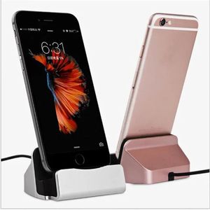 Pour iPhone X 8 7 6 USB Cable Sync Cradle Charger Base pour Xiaomi Android Type C Samsung Stand Sternet Base Dock Station