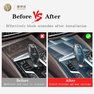 Pour Jaguar XEL 2020-2023 Console automobile Console LCD Écran Temperture Verre Verre Film de protection Anti Scratch Radio Glass Film ACCESSOIRES