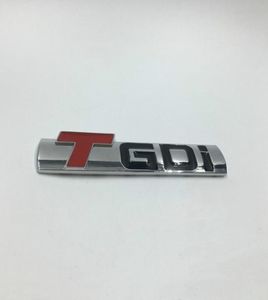 Para Kia para Hyundai TGDI T GDI emblema insignia calcomanía desplazamiento numérico pegatina de Metal para coche guardabarros lateral trasero Styling7143476