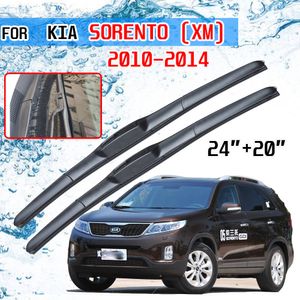 For KIA Sorento XM 2010 2011 2012 2013 2014 R Accessories Front Car Windshield Windscreen Wiper Blade Brushes Cutter U J Hook