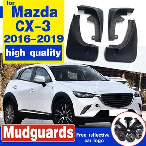 Pour Mazda CX-3 CX3 2016 2017-2019 élargisseurs d'ailes garde-boue garde-boue pièces extérieures produits couverture accessoires 4 pièces rubber2493