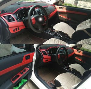 Pour Mitsubishi Lancer EX 2009-2016 autocollants de voiture auto-adhésifs 3D 5D autocollants et décalcomanies de voiture en Fiber de carbone accessoires de style de voiture4677894
