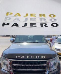 Para Mitsubishi Pajero Emblem CAR STACKER AUTO ACCESORIOS CAPAY delantera CHROME ORO ORO NEGRO ABS LEGO DE LOGO LOMEPLATO1175220