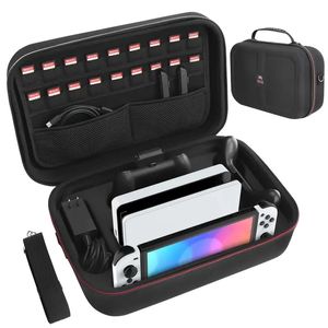 Pour Nintendo Switch Case Carry Bag Étui de protection pour Switch OLED Convient pour les voyages Bonne qualité et étui durable pour hommes et femmes Étui portable