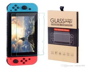 Para Nintendo Switch Tempered Glass Screen Protector Film 25d 9H Premium 2 Pack con paquete minorista4418840