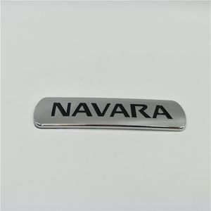 Pour Nissan Navara arrière Logo plaque emblèmes Frontier pick-up D21 D22 D23 D40 porte latérale Chrome plaque signalétique271s