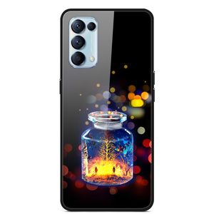 Pour Oppo, recherchez le couverture de dos dur en verre trempé X3 Lite 5G pour Find X3 NEO / FINDX3 PRO COSE DE TÉLÉPHONE X 3 X3LITE X3NEO Fundas