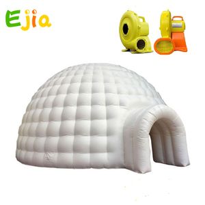 White Inflatable Igloo Tent for Outdoor Activities, Decoration, Advertising, and Wedding Events