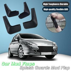 Para Peugeot 307 Hatchback Splash Guards Mud Flap Guardabarros traseros delanteros Fender306J