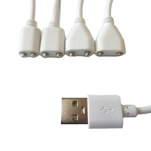 Pour les jouets adultes rechargeables DC vibratrice de câble magnétique cordon usb chargeur d'alimentation chargement de charges sexy