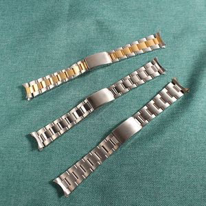 Pour bracelet Rolex 13mm 17mm 19mm 20mm bracelet de montre en acier inoxydable bandes d'extrémité incurvées accessoires de montres de remplacement