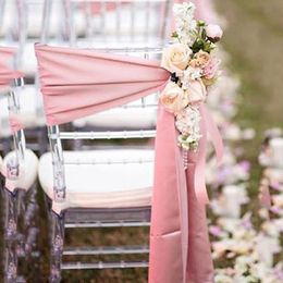 Pour les mariages à ceinture romantique simple Satin sans fleurs couvre les couvertures d'usine sur mesure 2016 Nouvelles décorations de mariage bon marché