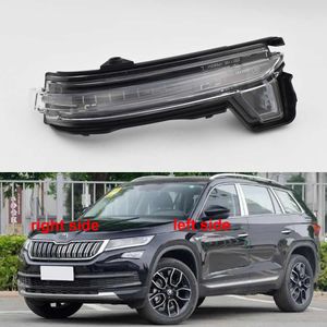 Para Skoda Kodiaq Karoq, accesorios para coche, puerta Exterior, espejo retrovisor lateral, indicador de luz intermitente, lámpara intermitente