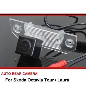 Caméra de recul pour Skoda Octavia Tour Laura, caméra de recul pour véhicule, caméra de stationnement pour voiture, HD CCD, Vision nocturne