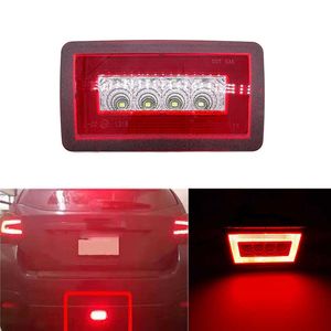 Para Subaru Impreza WRX/STi XV Crosstrek 11-19 lente roja 3 en 1 LED Kit de luz antiniebla trasera lámpara trasera lámpara de freno luz de marcha atrás de coche